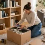 Boeken inpakken verhuizing in stevige verhuisdozen