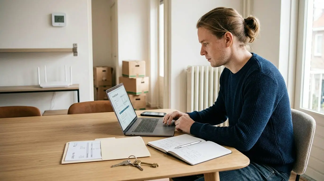 Contracten oversluiten verhuizen voor energie, water en internet