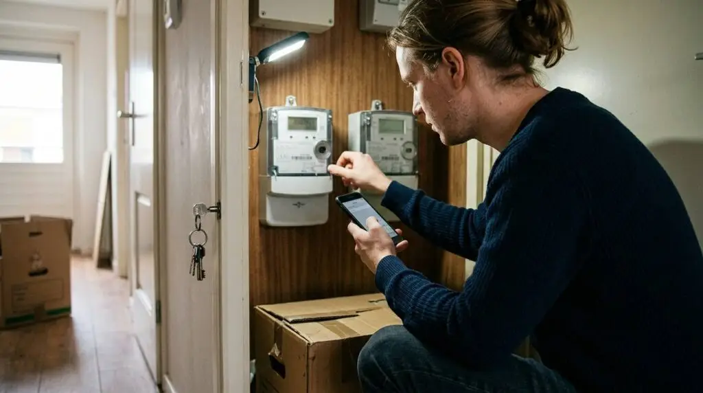 Meterstanden noteren voor contracten oversluiten verhuizen