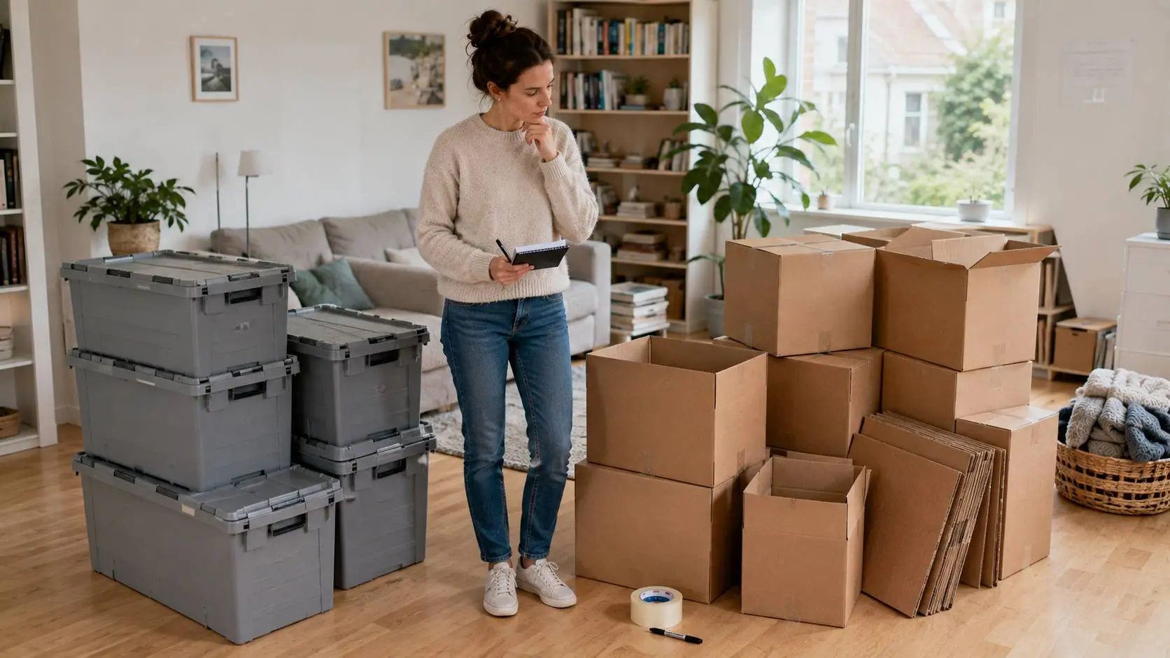 Verhuisdozen huren of kopen vergelijken voor een verhuizing